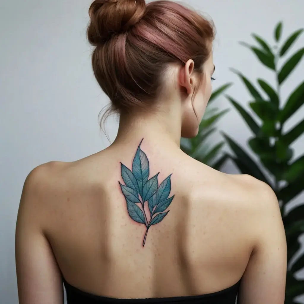 leaf tattoos (21)