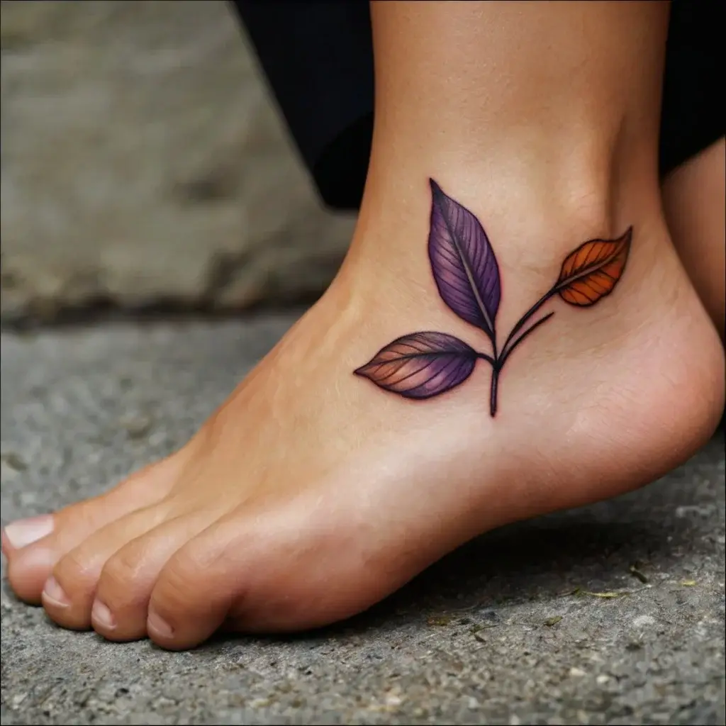 leaf tattoos (31)