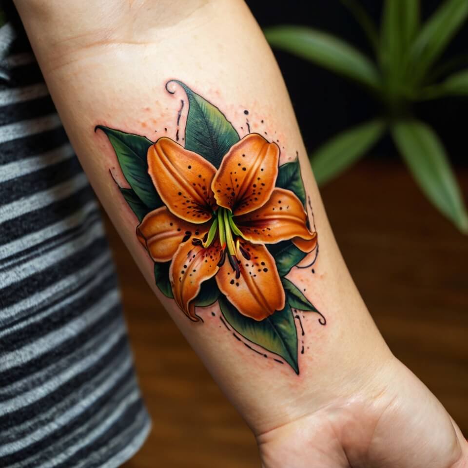 lily tattoo (107)