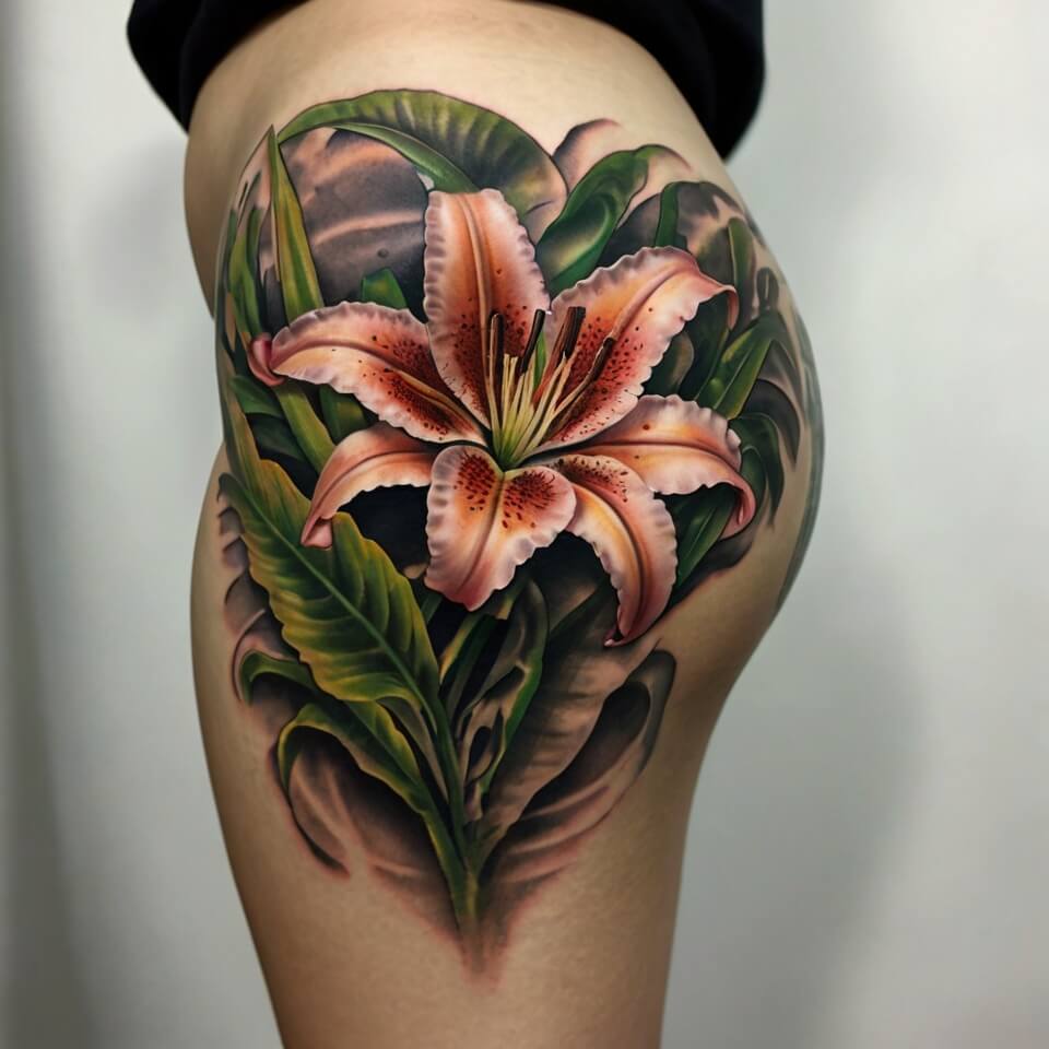 lily tattoo (118)