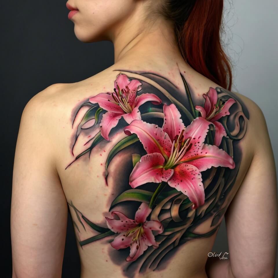 lily tattoo (123)