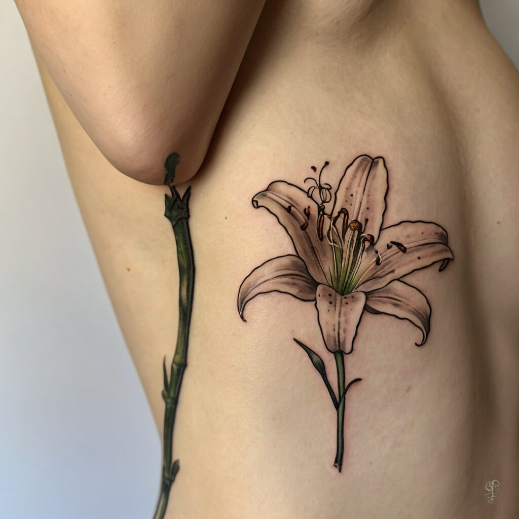 lily tattoo (14)