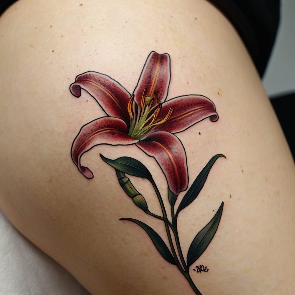 lily tattoo (15)