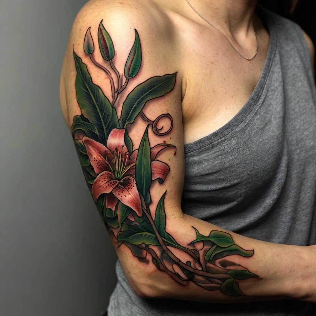 lily tattoo (27)