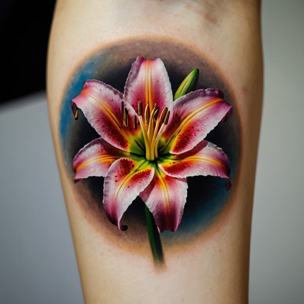 lily tattoo (4)