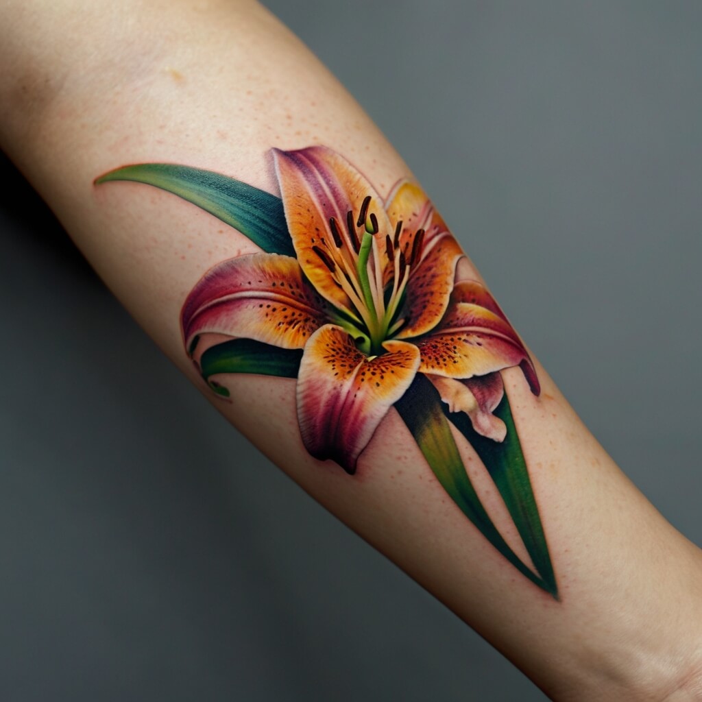 lily tattoo (5)