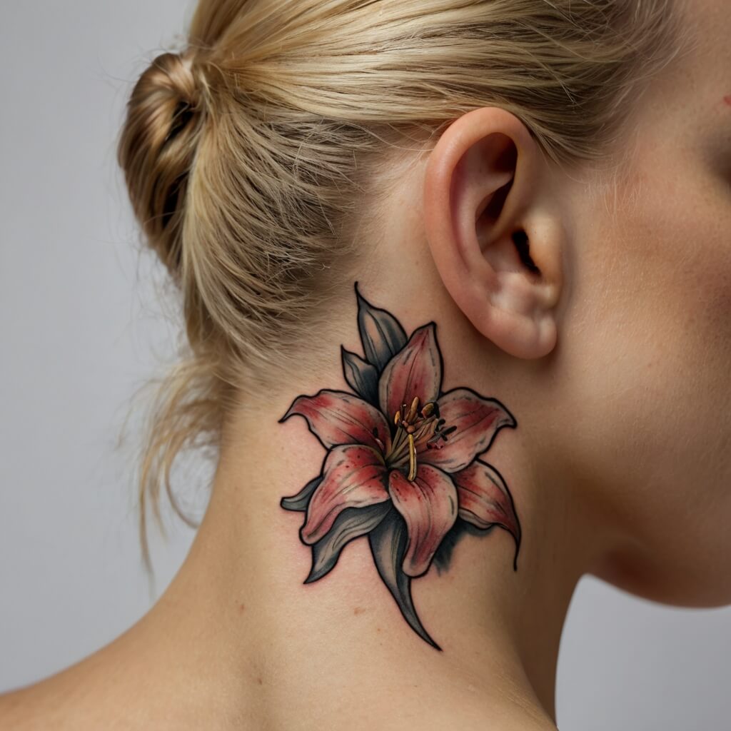 lily tattoo (70)