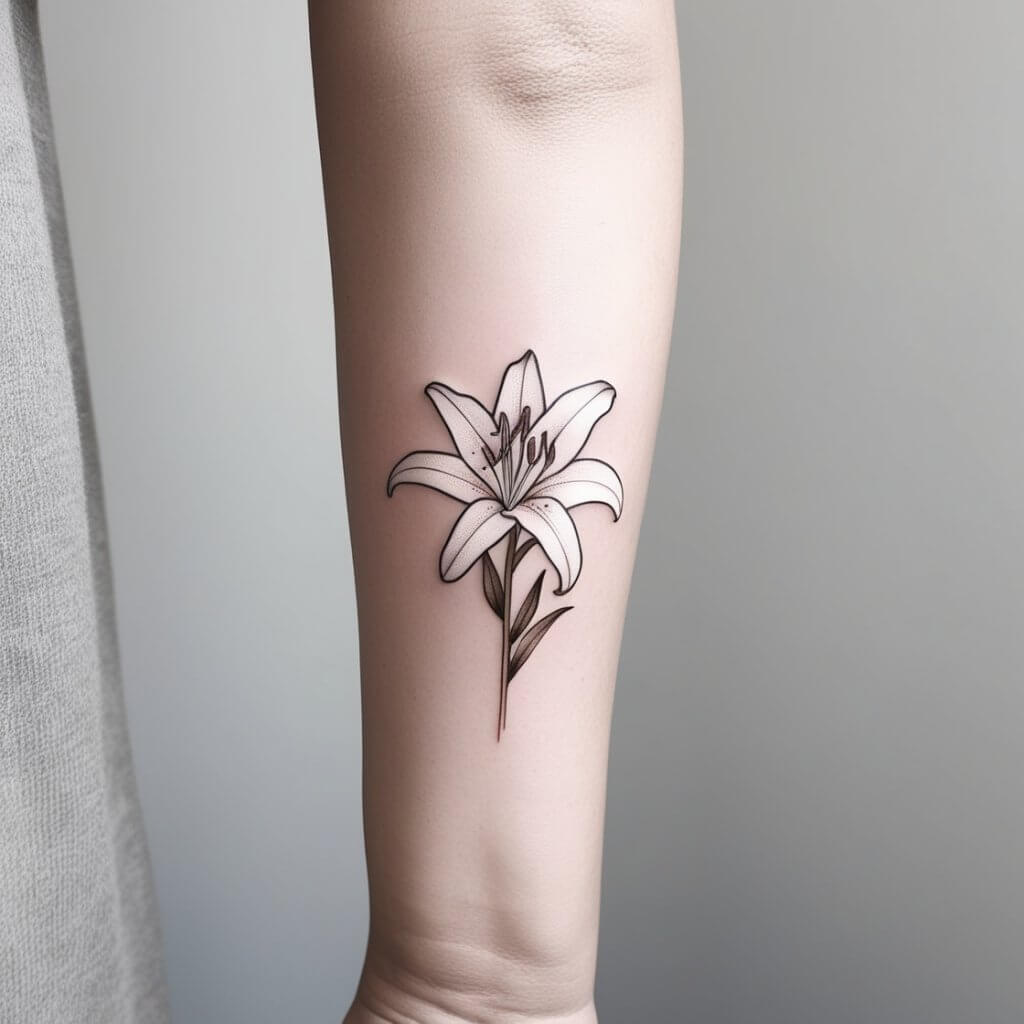 lily tattoo (83)