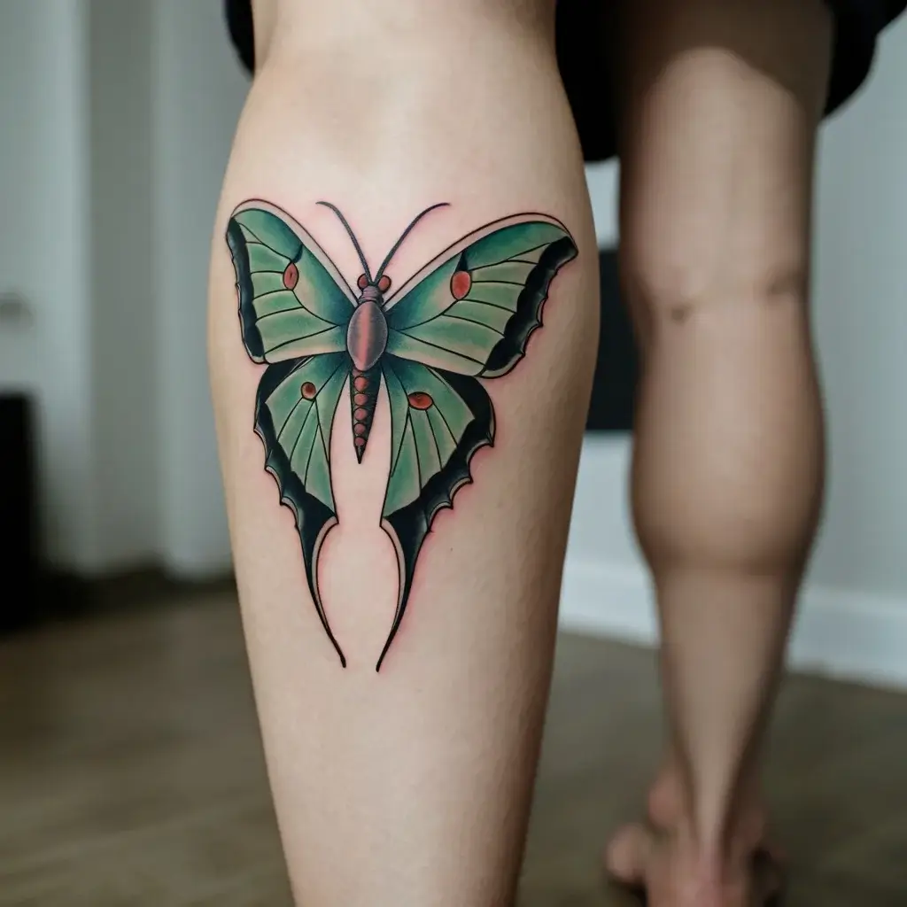 luna moth tattoos (13)