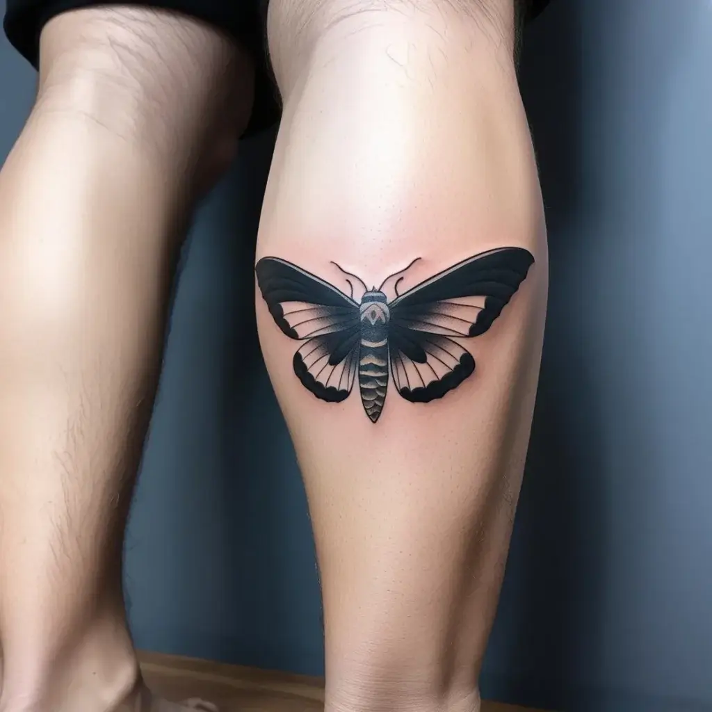 luna moth tattoos (38)