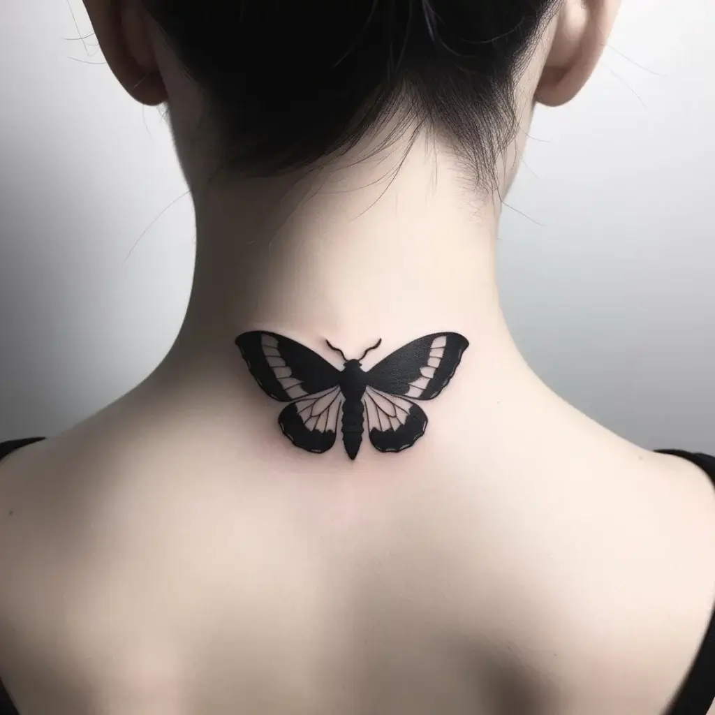 luna moth tattoos (44)