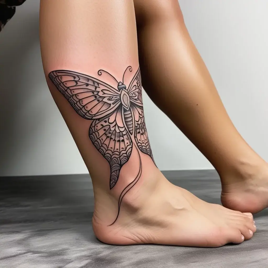 luna moth tattoos (63)