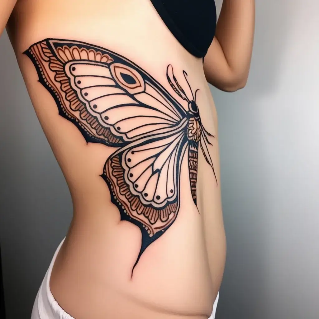 luna moth tattoos (76)