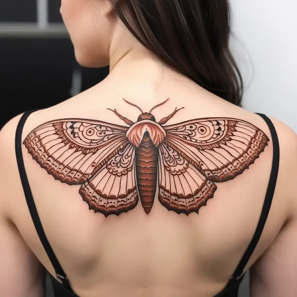 luna moth tattoos (81)