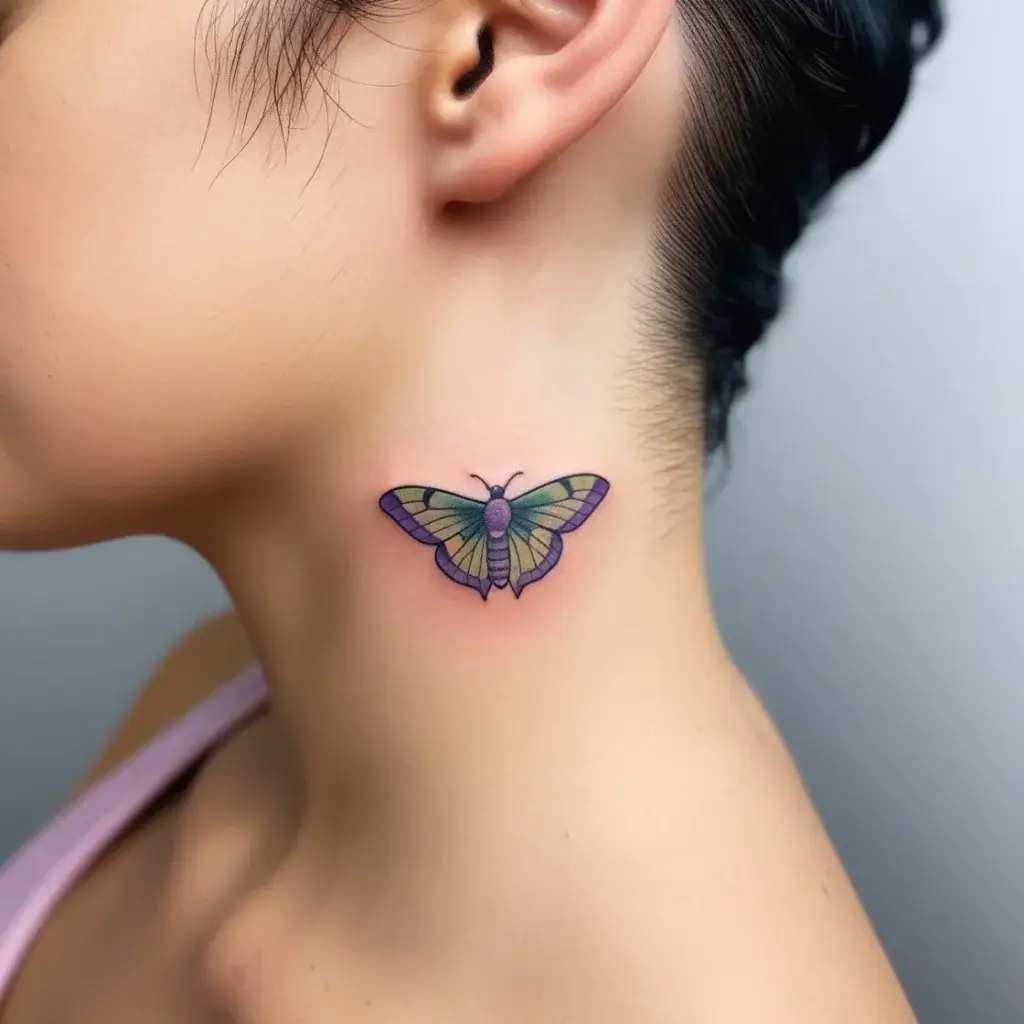 luna moth tattoos (96)