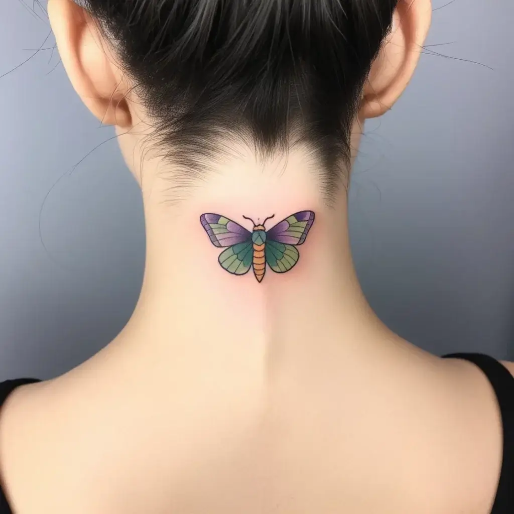 luna moth tattoos (97)