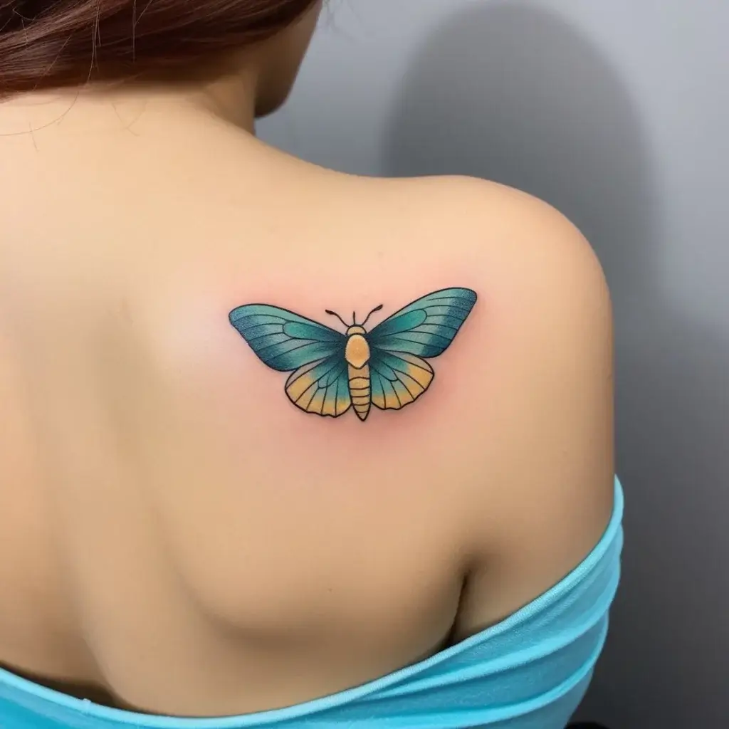 luna moth tattoos (98)