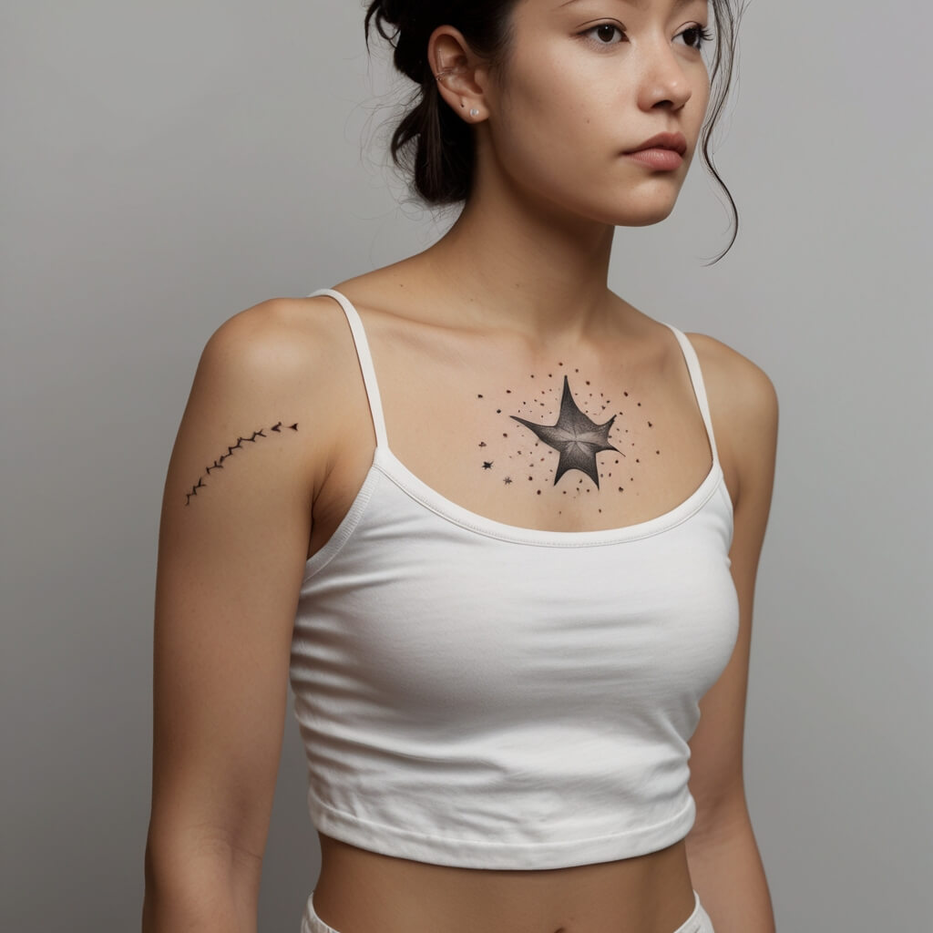 moon and stars tattoos (137)