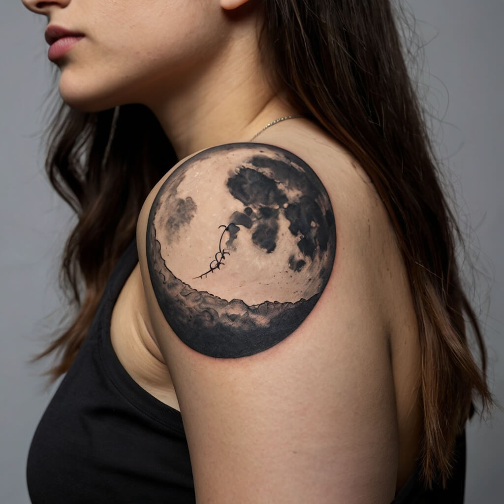 moon and stars tattoos (15)