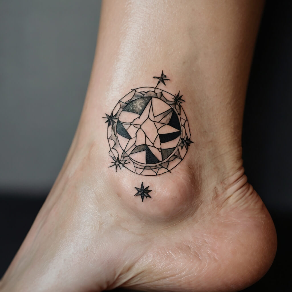 moon and stars tattoos (23)