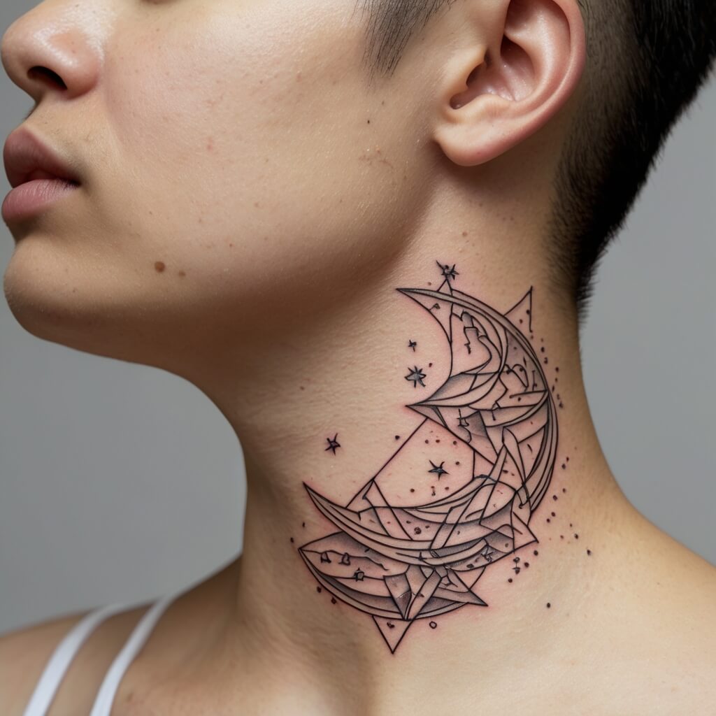 moon and stars tattoos (28)