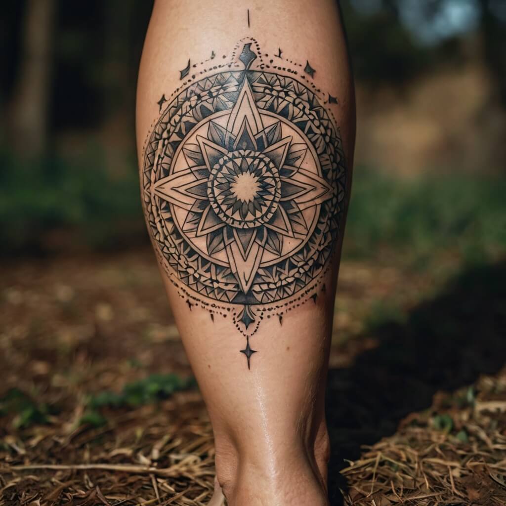 moon and stars tattoos (49)