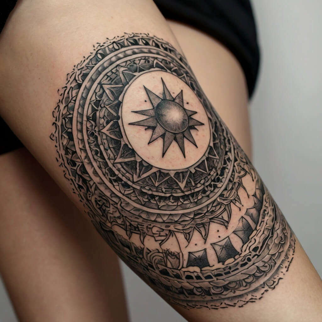 moon and stars tattoos (52)