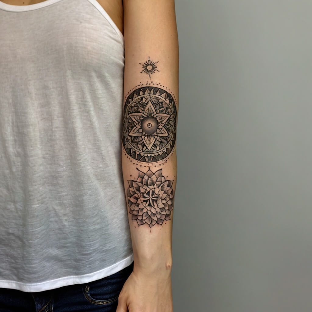 moon and stars tattoos (53)