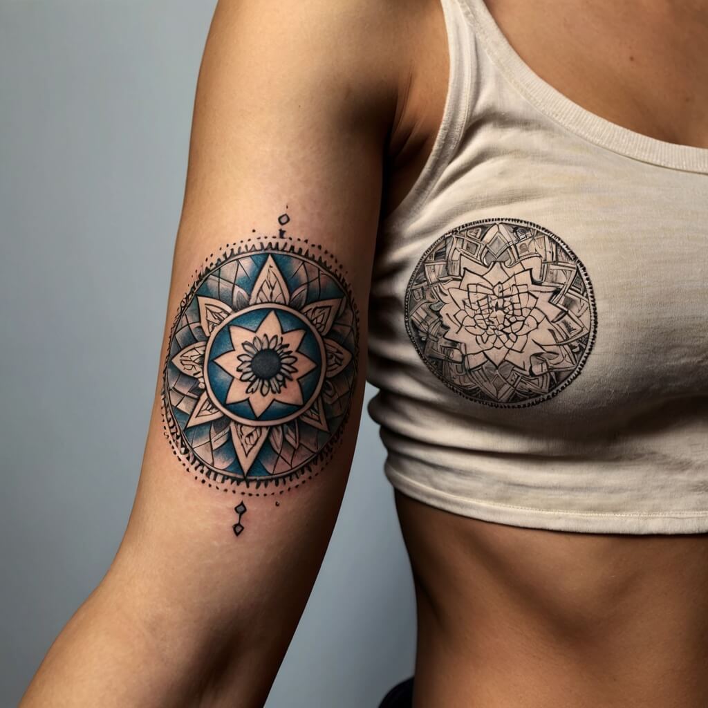 moon and stars tattoos (54)