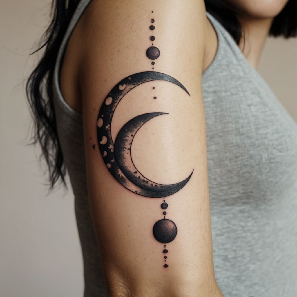 moon and stars tattoos (6)