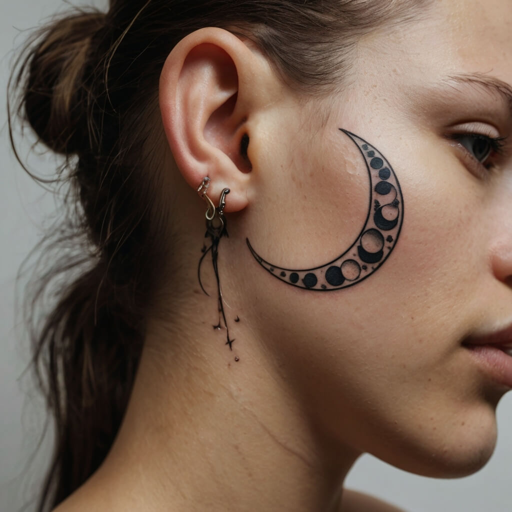 moon and stars tattoos (8)