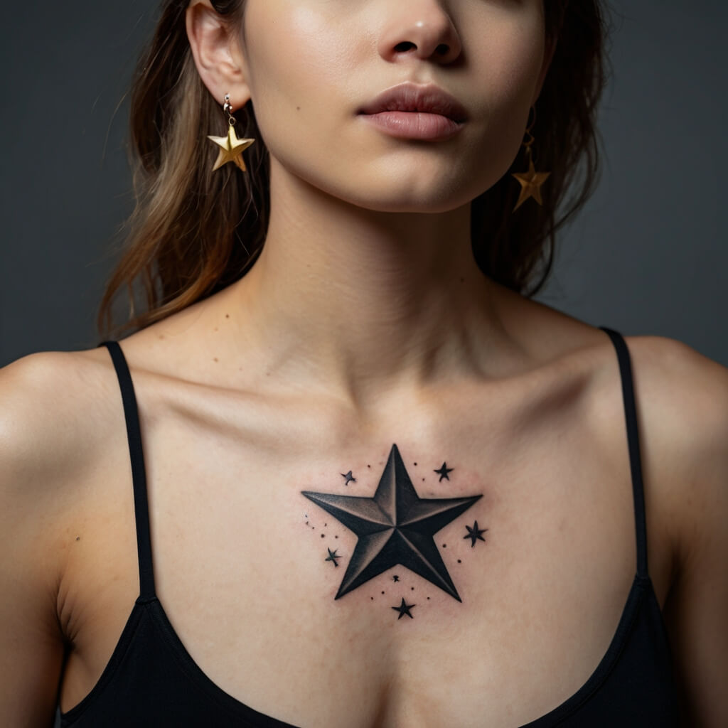 moon and stars tattoos (82)