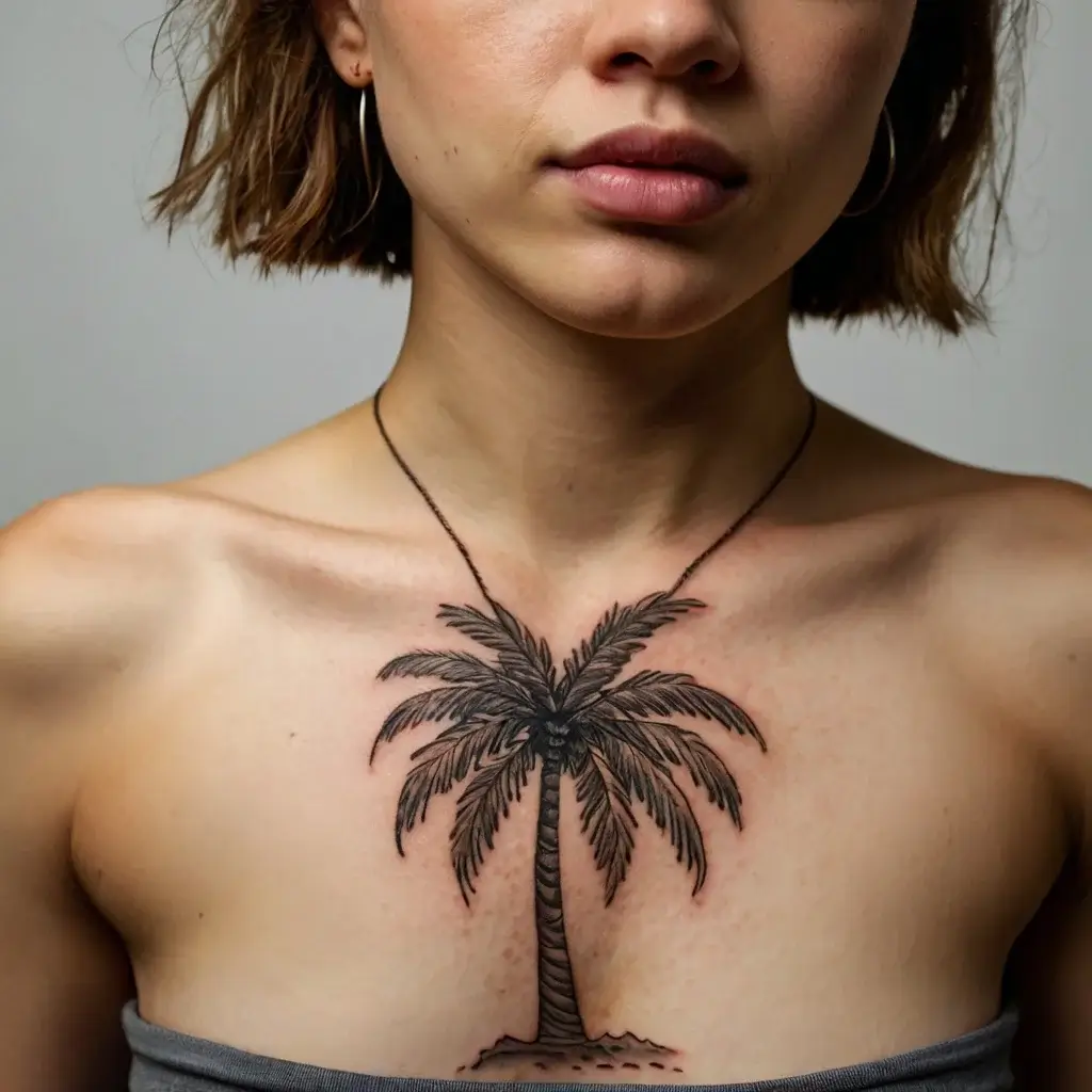 palm tree tattoos (100)