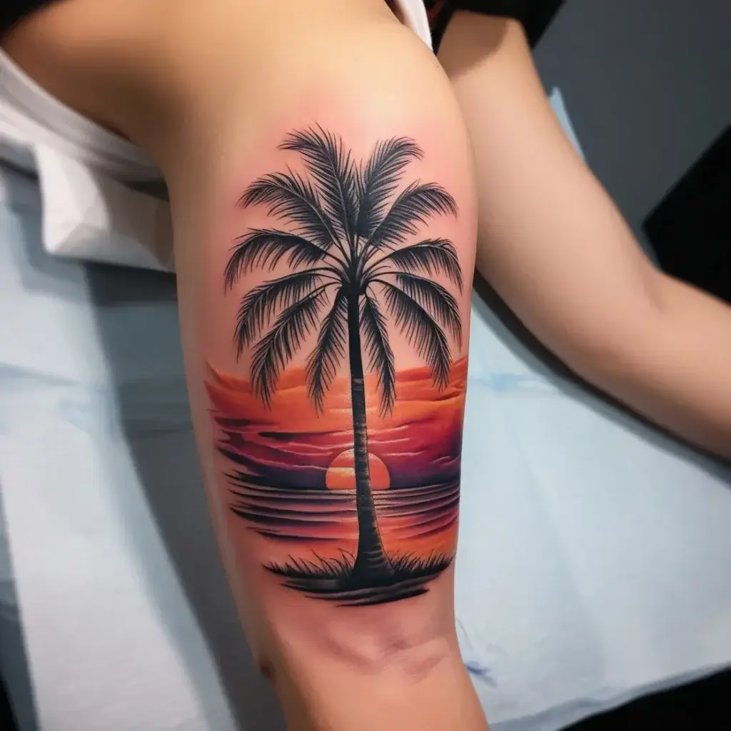 palm tree tattoos (39)