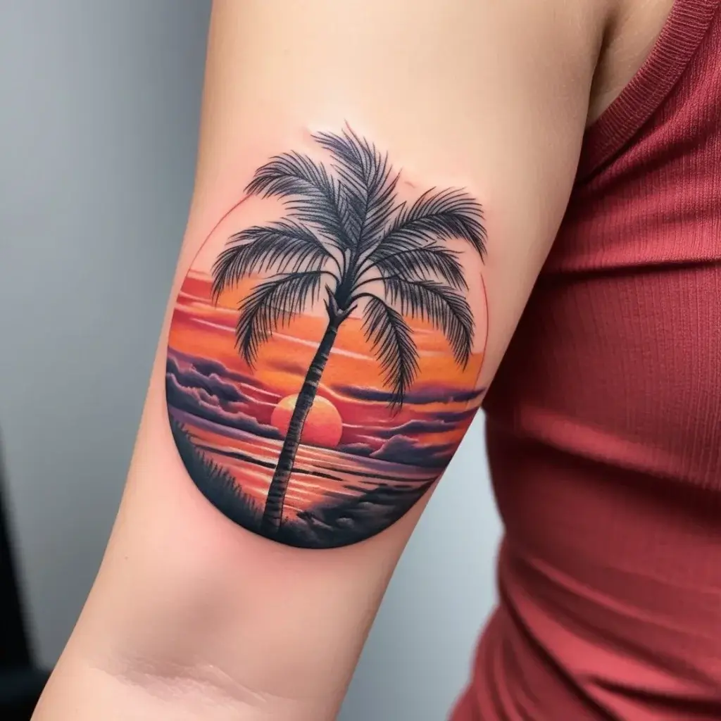 palm tree tattoos (45)