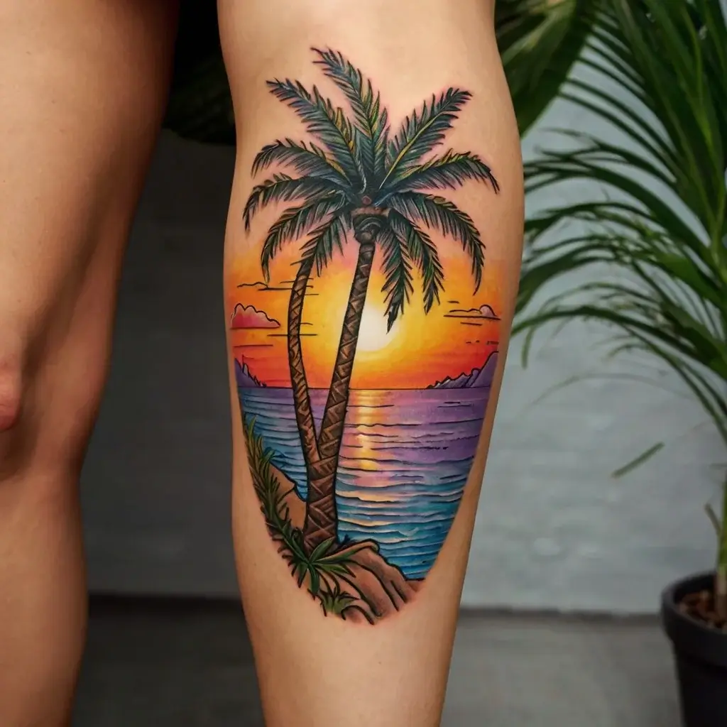 palm tree tattoos (47)