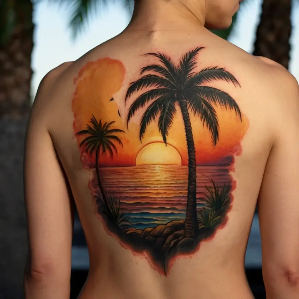 palm tree tattoos (48)