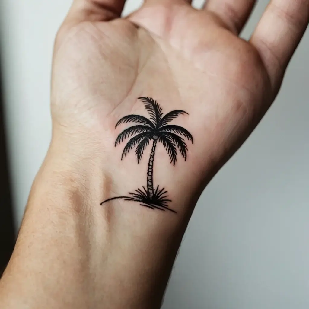 palm tree tattoos (52)