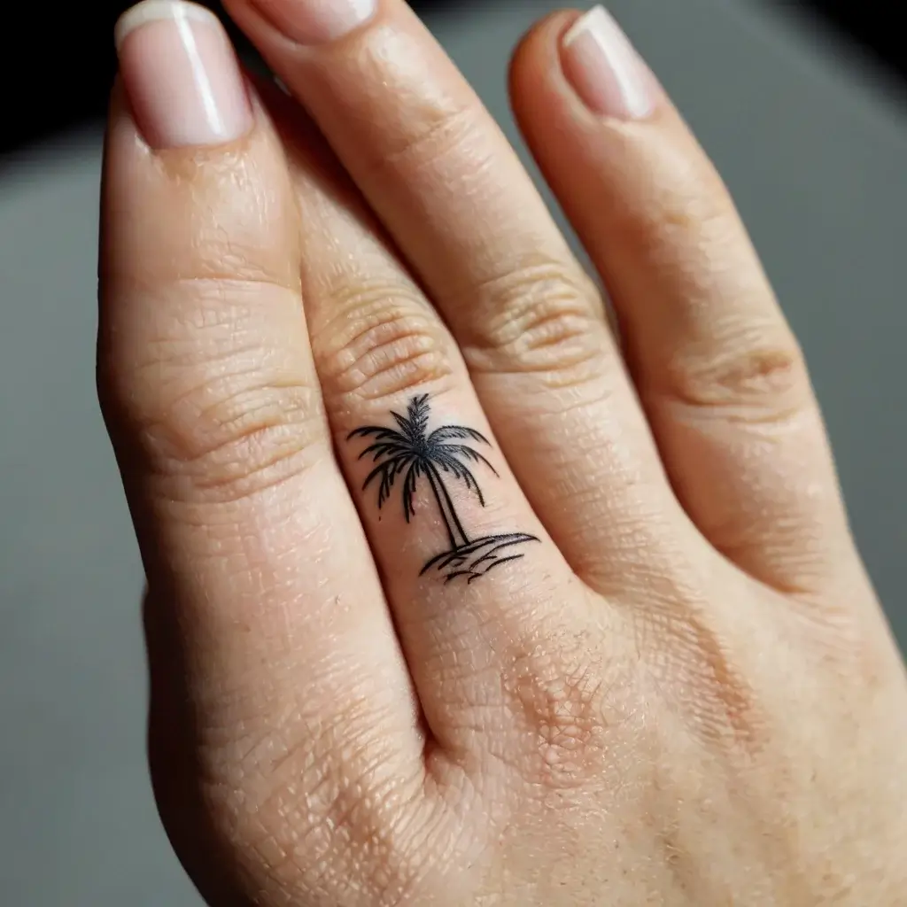 palm tree tattoos (59)