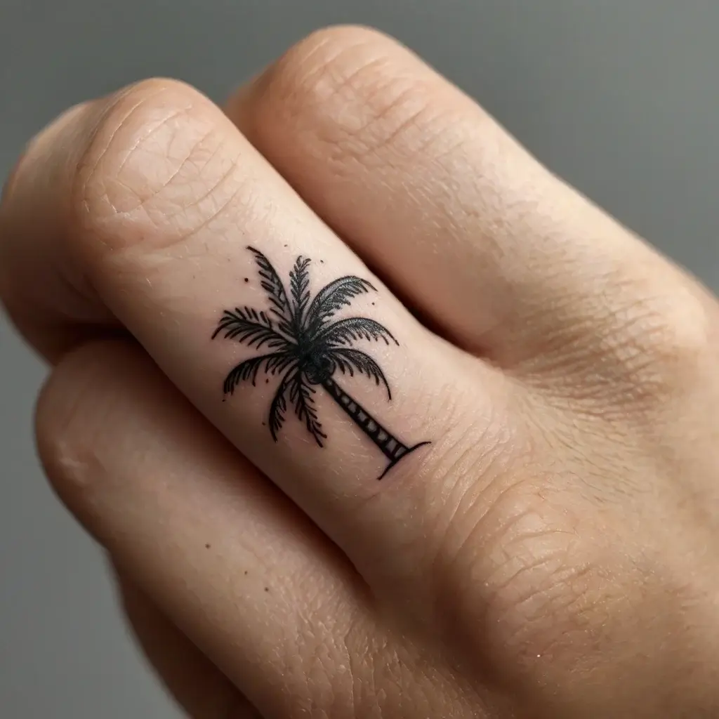 palm tree tattoos (60)