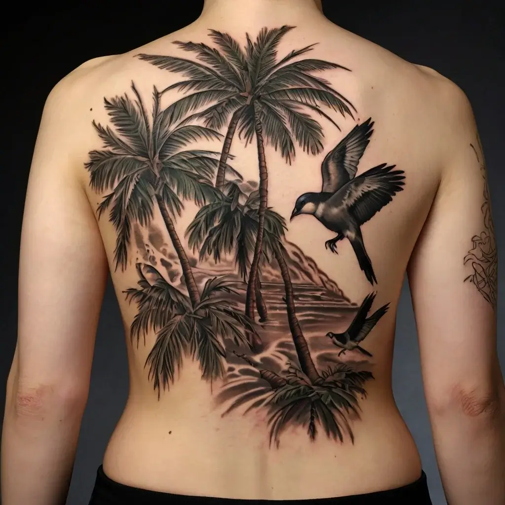 palm tree tattoos (66)