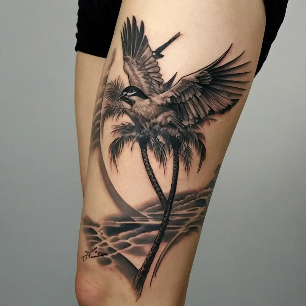 palm tree tattoos (69)