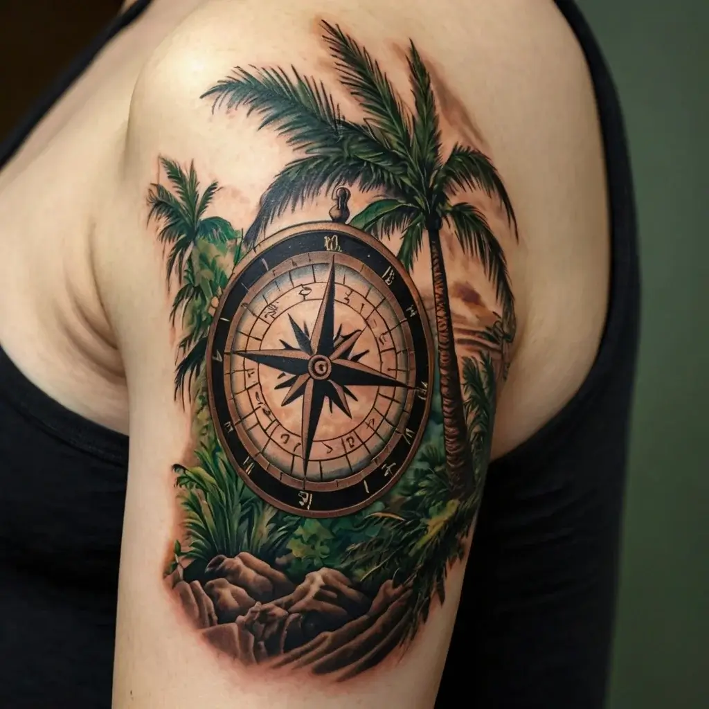 palm tree tattoos (72)