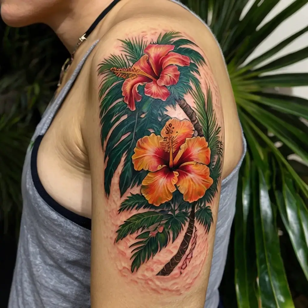 palm tree tattoos (79)