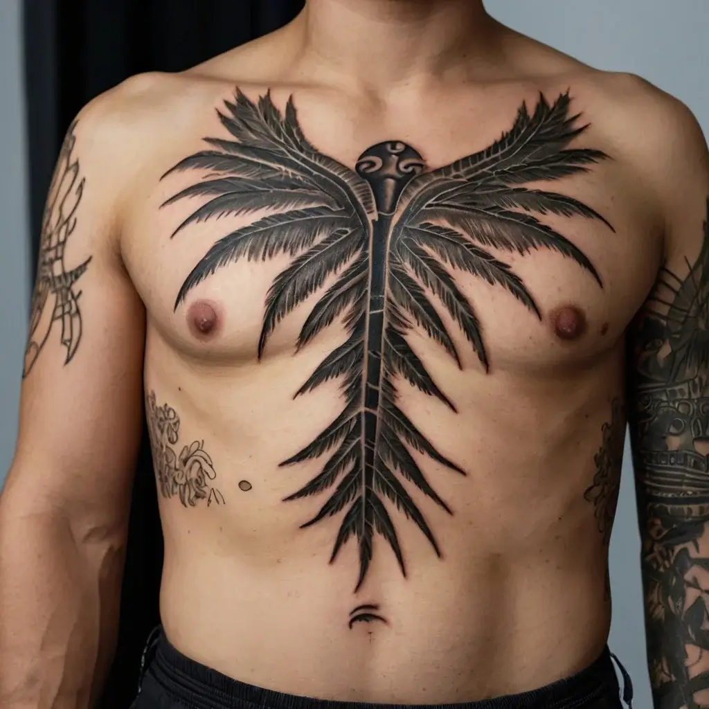 palm tree tattoos (80)