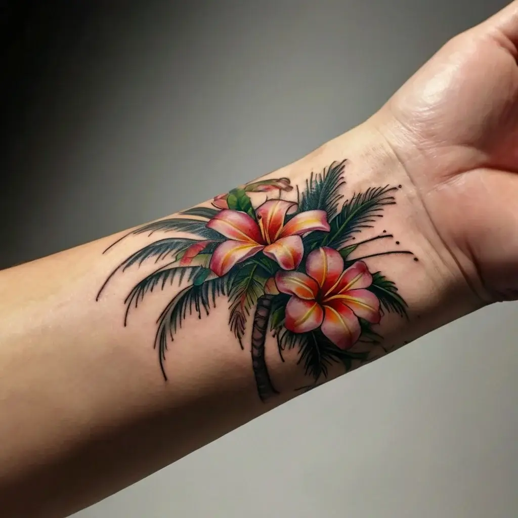 palm tree tattoos (86)