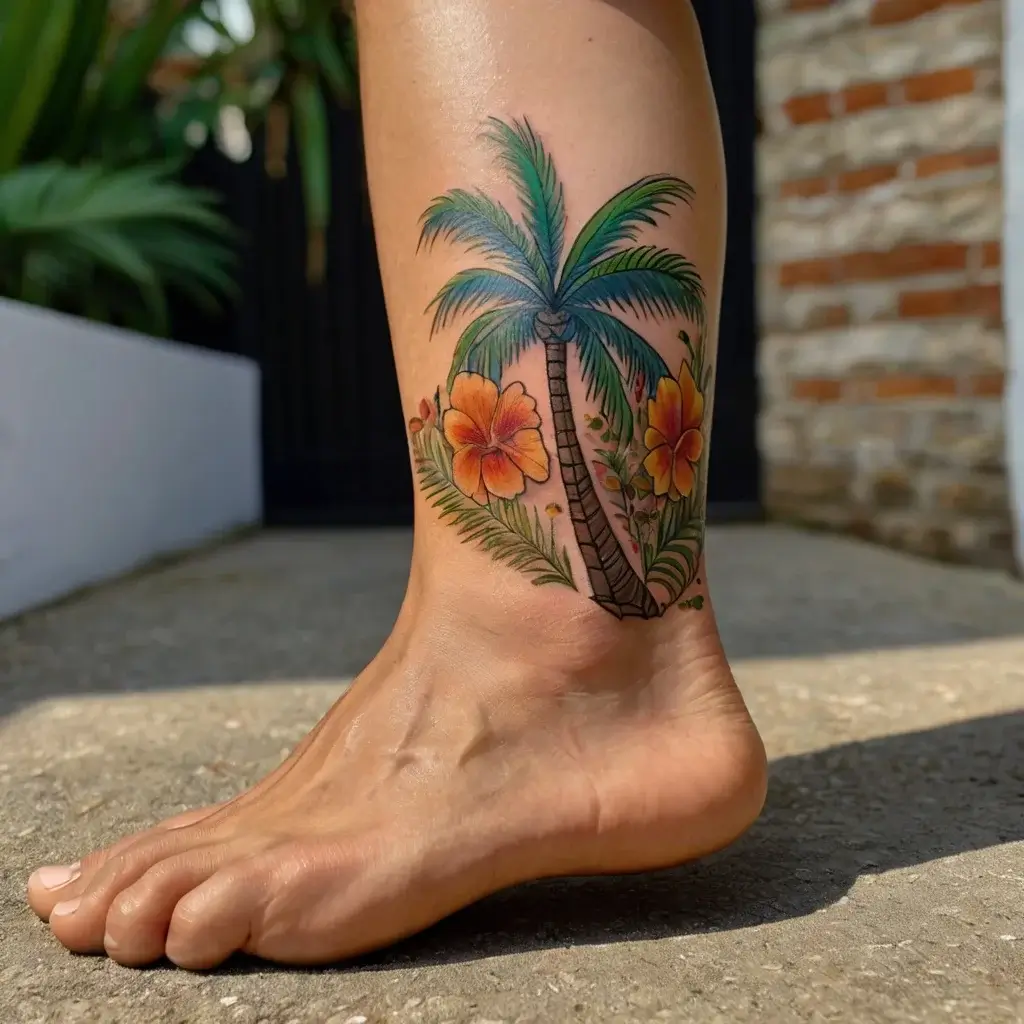 palm tree tattoos (88)