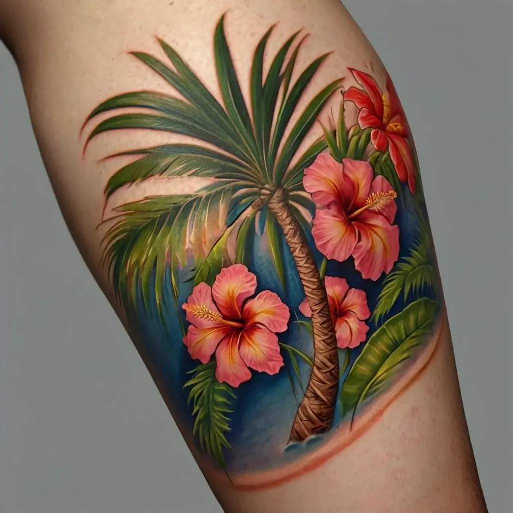 palm tree tattoos (90)