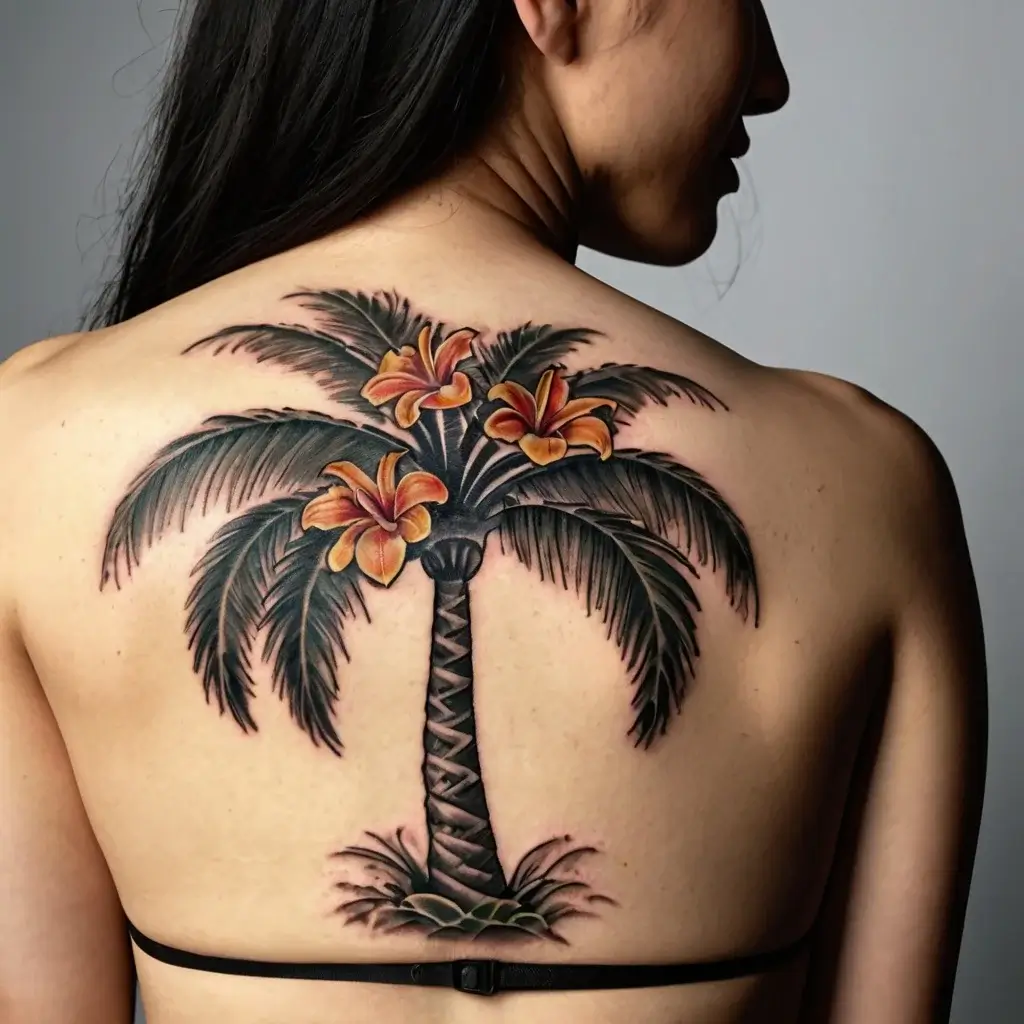 palm tree tattoos (91)