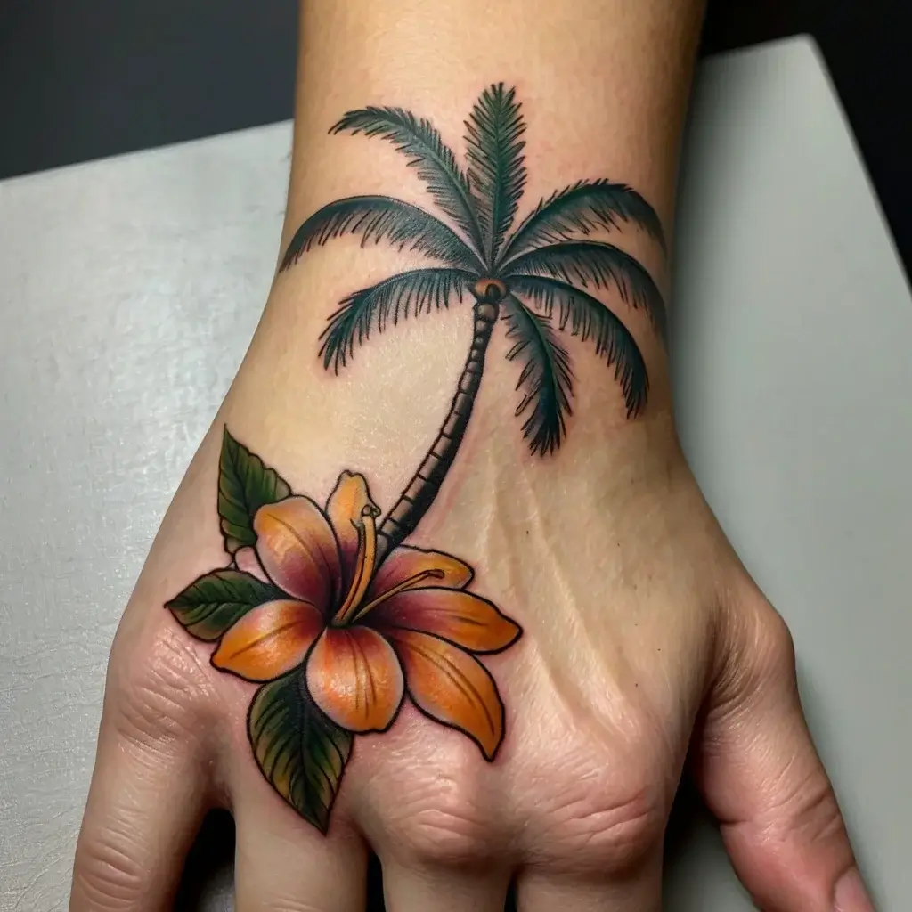 palm tree tattoos (94)